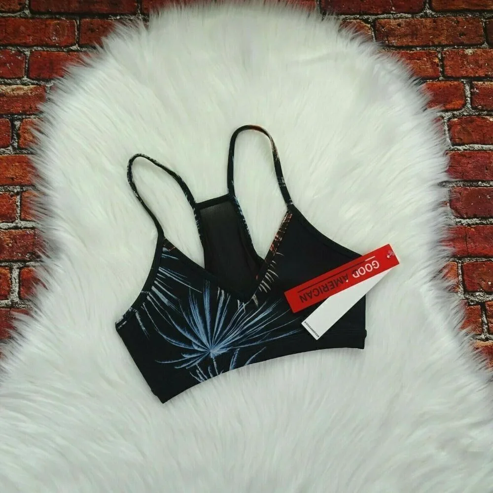 NWT Good American The Barely There Bralette Bra 0